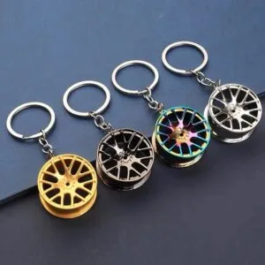 car key fobs in aluminium rim shape