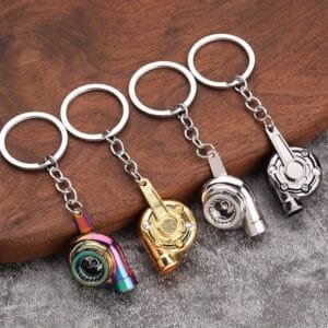 Turbo keyring - metal accessory