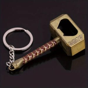 Thor Hammer bronze bottle opener pendant