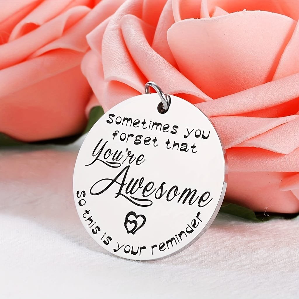 Graviruotas pakabukas priminimui – You're awesome - Pilt 3