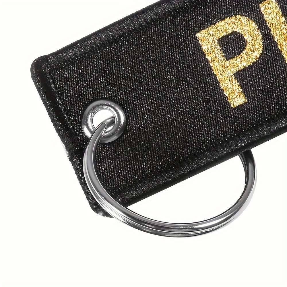 Raktų pakabukai pilotams su siuvinėtu užrašu PILOT ir lėktuvu - Image 3