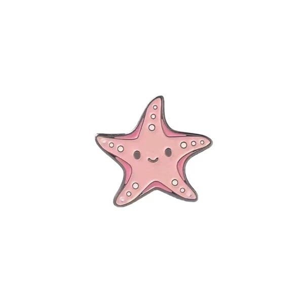 Metaliniai ženkliukai drabužiams – jūros žvaigždė - Vaizdas 2