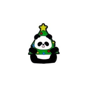 Panda tree costume star funny cute enamel pin Christmas pin